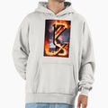 Fire Letters Alphabet K V X Togheter Hoodie - Streetwear Style Unisex - T-Shirt, Sweatshirt, Hoodie