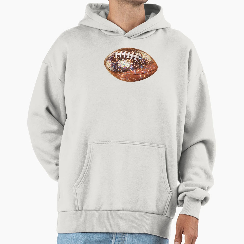 Disco Ball Football Hoodie - Novelty Apparel Unisex - T-Shirt, Sweatshirt, Hoodie