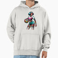 Football Player Hoodie - Minimalist Print for Adults - T-Shirt, Sweatshirt, Hoodie