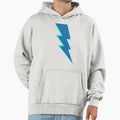 Blue Lightning Hoodie - Graphic Print Unisex - T-Shirt, Sweatshirt, Hoodie
