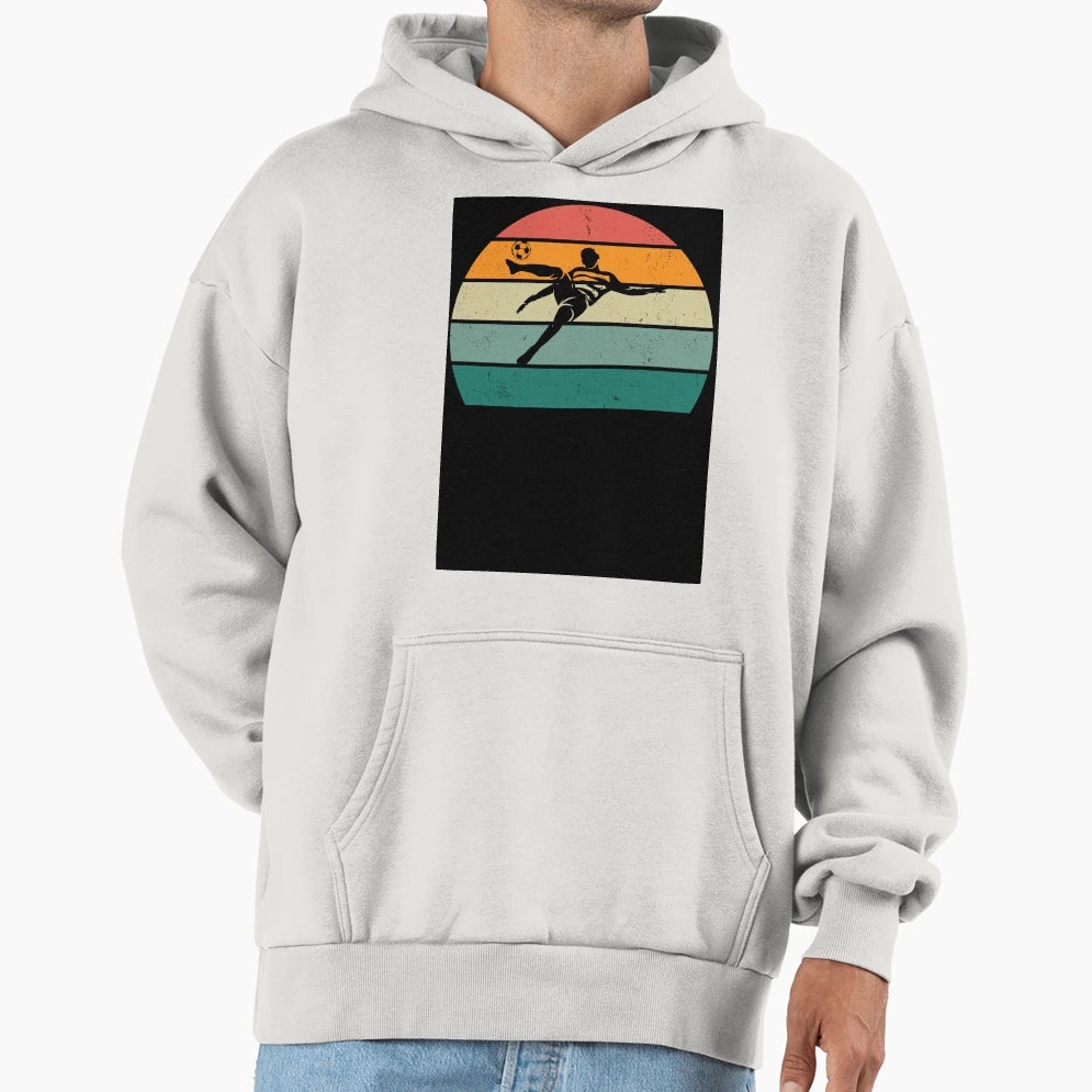 Football Hero Hoodie - Minimalist Print Men Women - T-Shirt, Sweatshirt, Hoodie