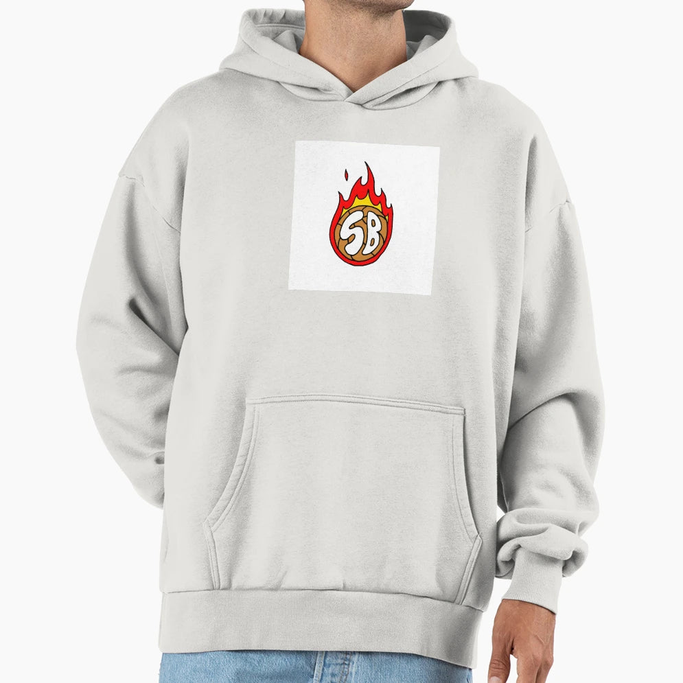 Strapped Up Sb Flame Logo Hoodie - Trendy Graphic Unisex - T-Shirt, Sweatshirt, Hoodie