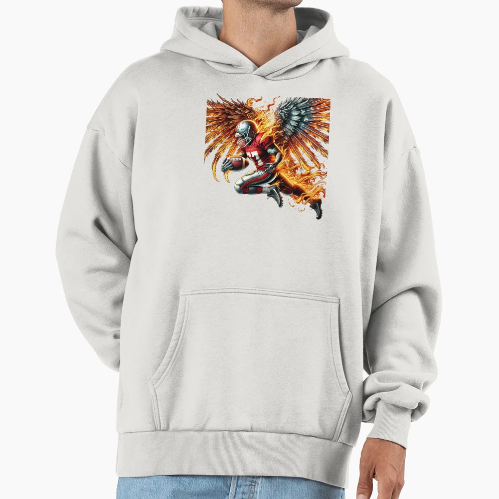 American Football Power And Passion Field Hoodie - Streetwear Style Unisex - T-Shirt, Sweatshirt, Hoodie