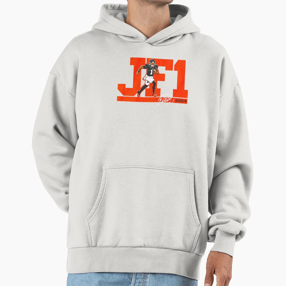 Justin Fields Jf1 Hoodie - Streetwear Style for Adults - T-Shirt, Sweatshirt, Hoodie