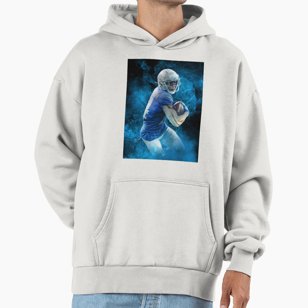 Amon Ra St Brown Detroit Sports Art Hoodie - Streetwear Style for Adults - T-Shirt, Sweatshirt, Hoodie