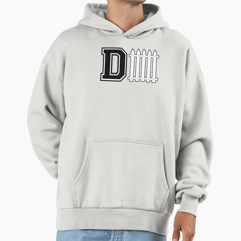 D Fence Hoodie - Aesthetic Graphic Men Women - T-Shirt, Sweatshirt, Hoodie