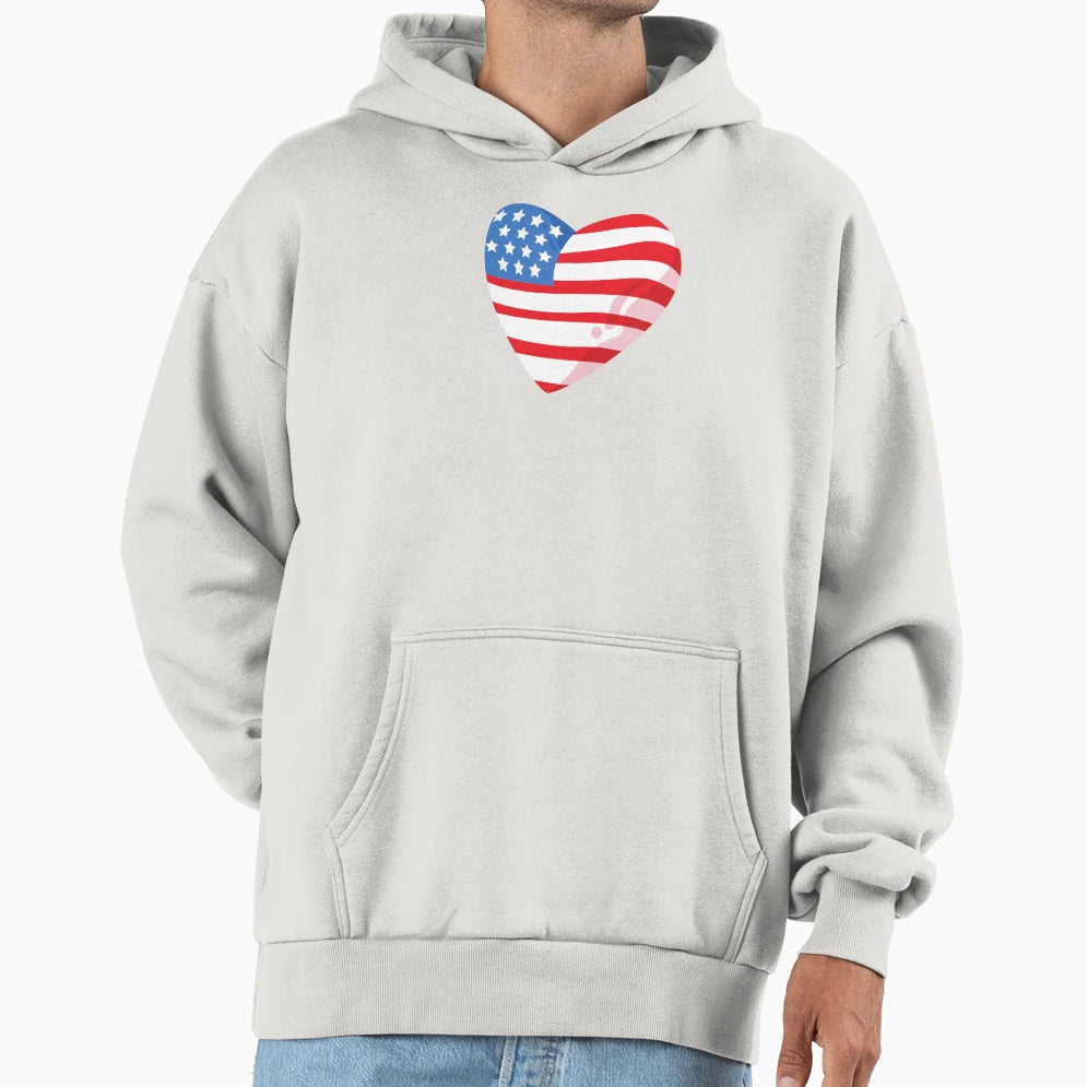 Patriotic 4Th July Celebration Hoodie - Custom Art Print for Adults - T-Shirt, Sweatshirt, Hoodie