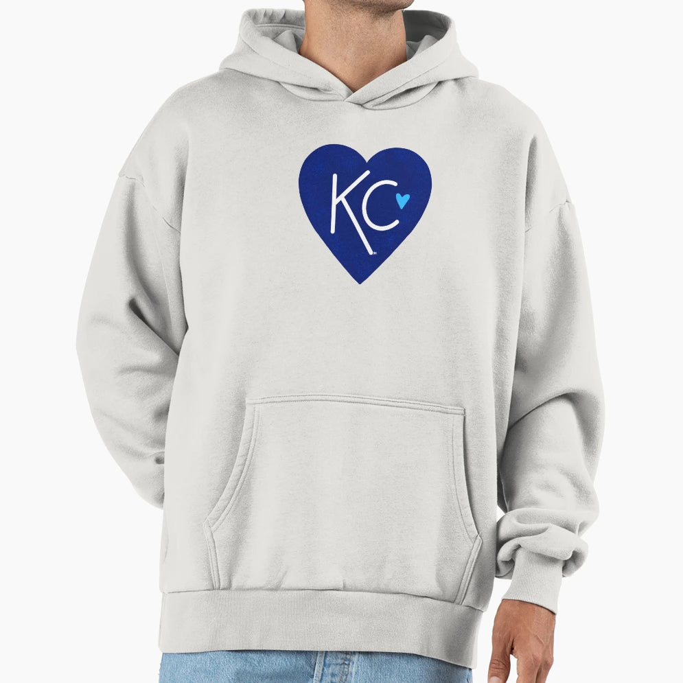 Kc Love Navy Blue Hoodie - Fun Novelty Design Unisex - T-Shirt, Sweatshirt, Hoodie