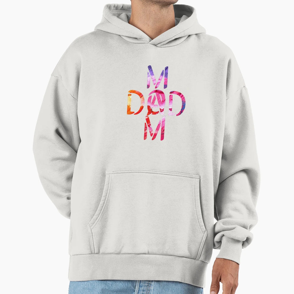 Mom And Dad Hoodie - Graphic Print for Adults - T-Shirt, Sweatshirt, Hoodie