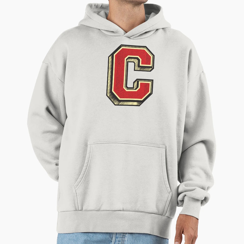 Dazzling Letter C Fantastic Gift Hoodie - Graphic Print for Adults - T-Shirt, Sweatshirt, Hoodie