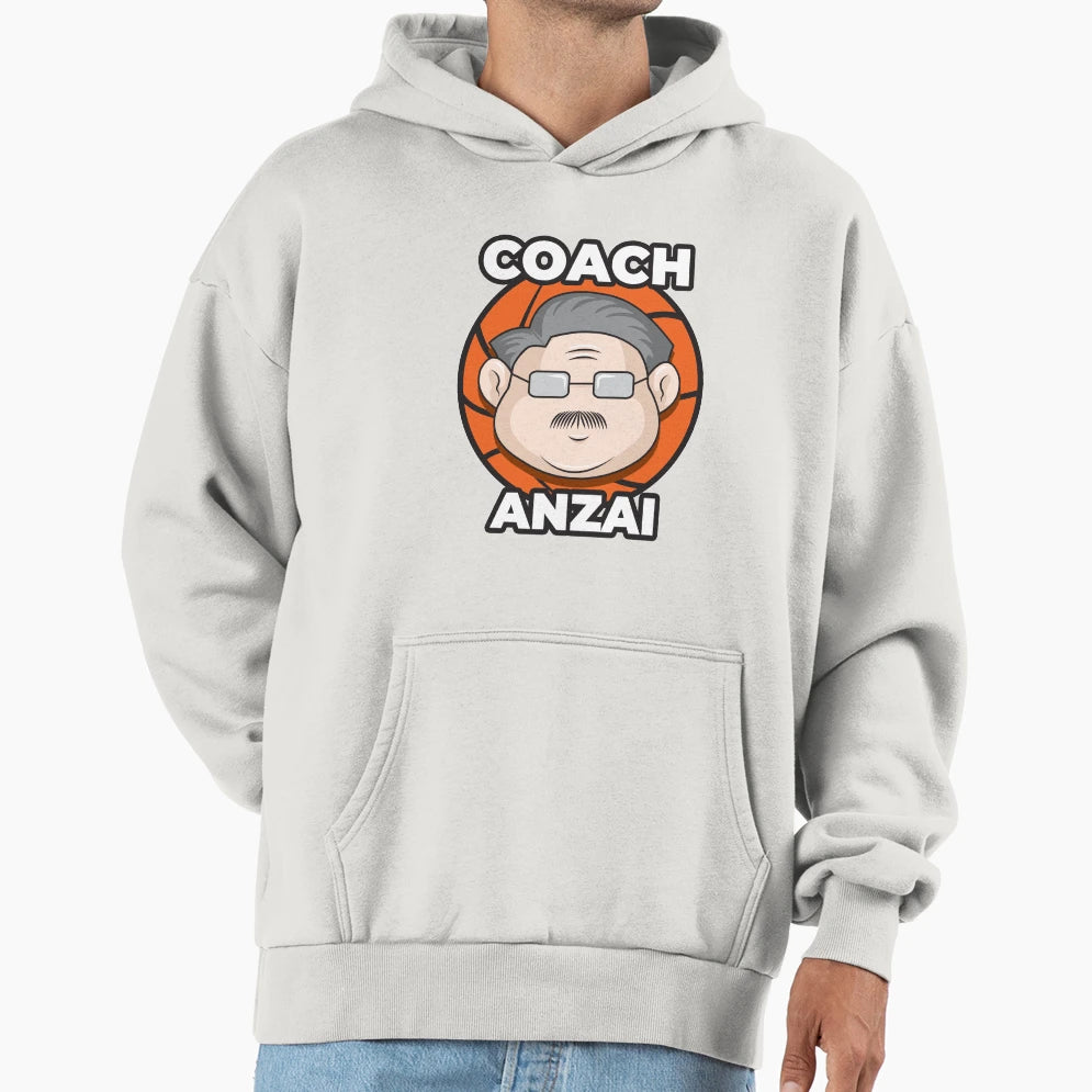 Coach Anzai Basketball Icon Hoodie - Custom Art Print for Adults - T-Shirt, Sweatshirt, Hoodie