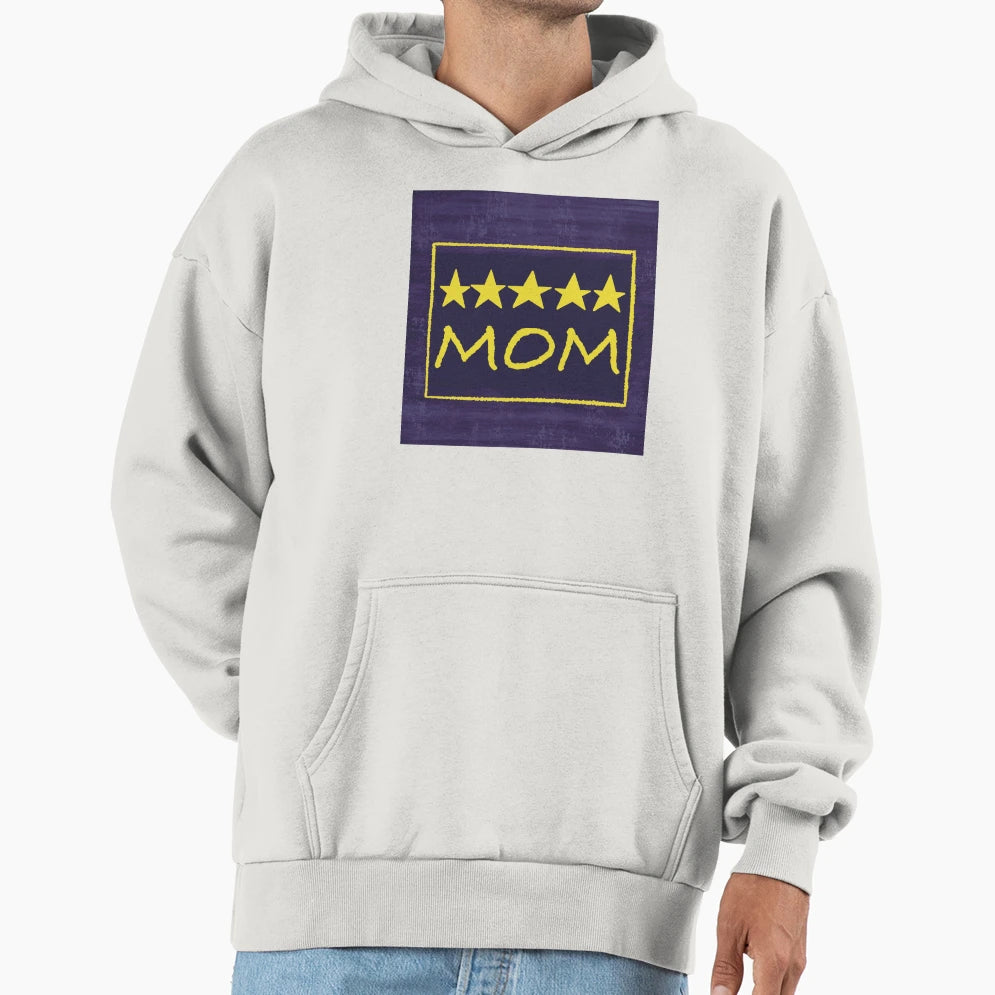 Five Star Mom Hoodie - Novelty Apparel Unisex - T-Shirt, Sweatshirt, Hoodie