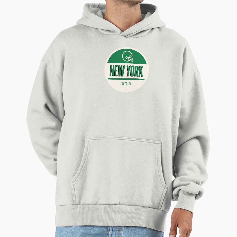 New York Football Hoodie - Trendy Graphic Men Women - T-Shirt, Sweatshirt, Hoodie