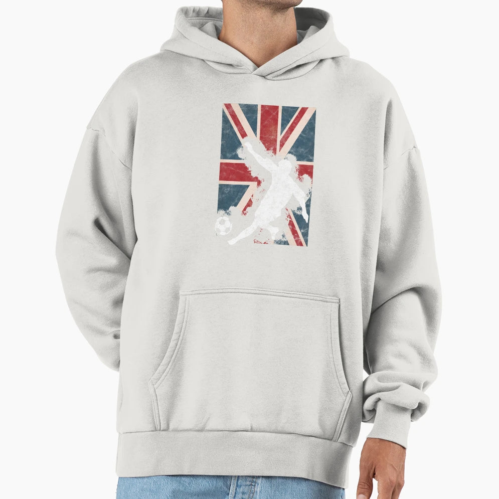 England Flag Soccer Player Team Hoodie - Casual Everyday Wear for Adults - T-Shirt, Sweatshirt, Hoodie