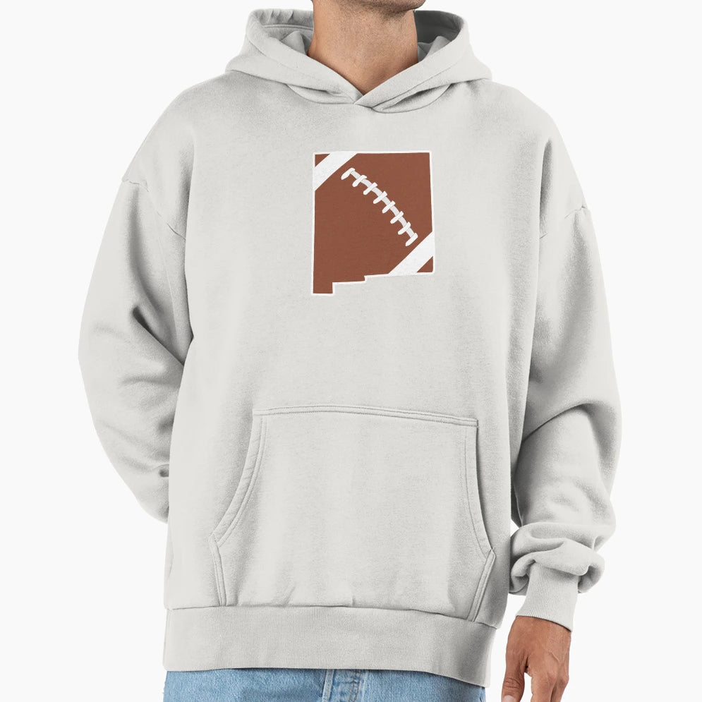Football New Mexico Fun Football Hoodie - Custom Art Print for Adults - T-Shirt, Sweatshirt, Hoodie