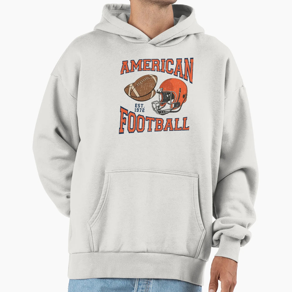 American Football Hoodie - Streetwear Style Men Women - T-Shirt, Sweatshirt, Hoodie