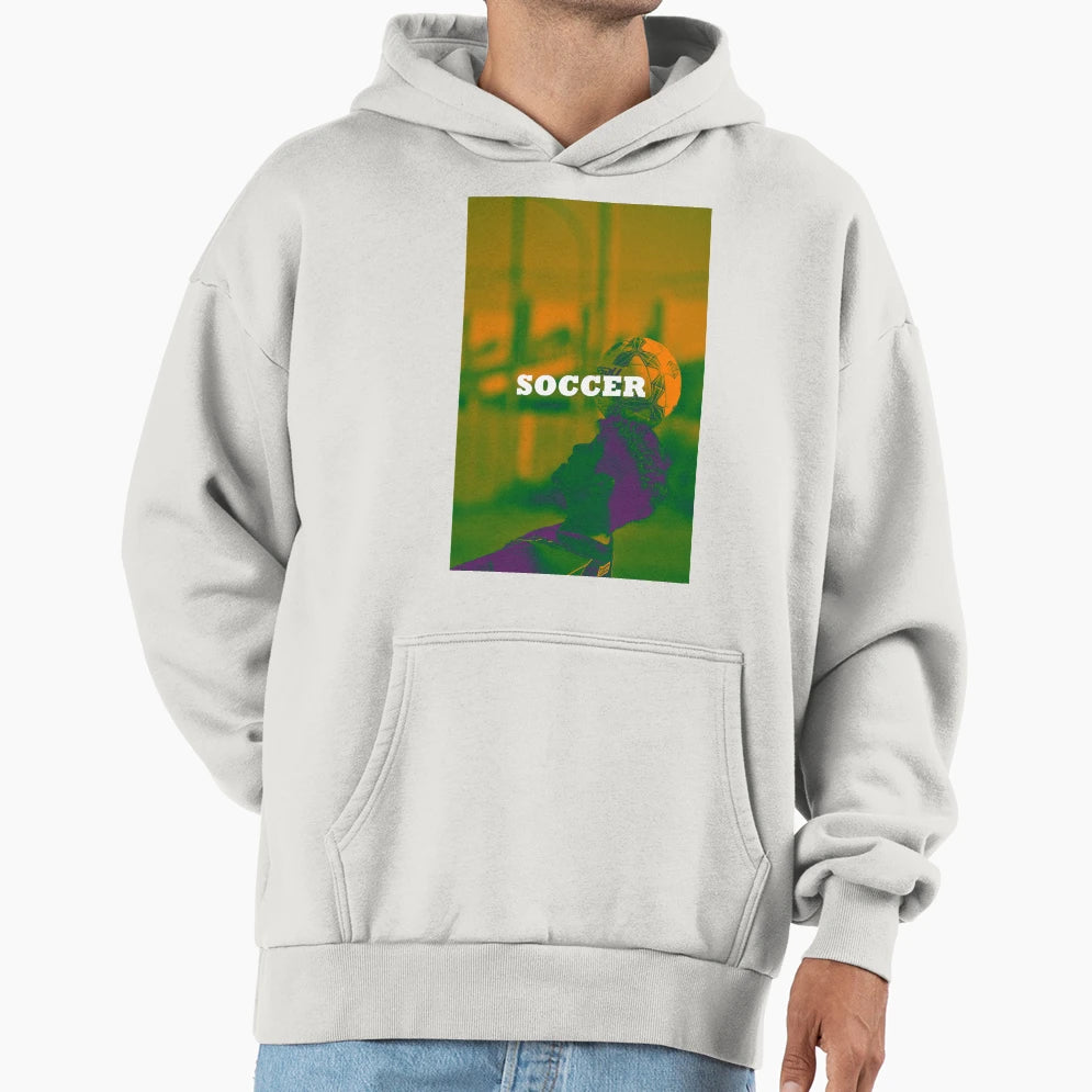Soccer Hoodie - Minimalist Print for Adults - T-Shirt, Sweatshirt, Hoodie