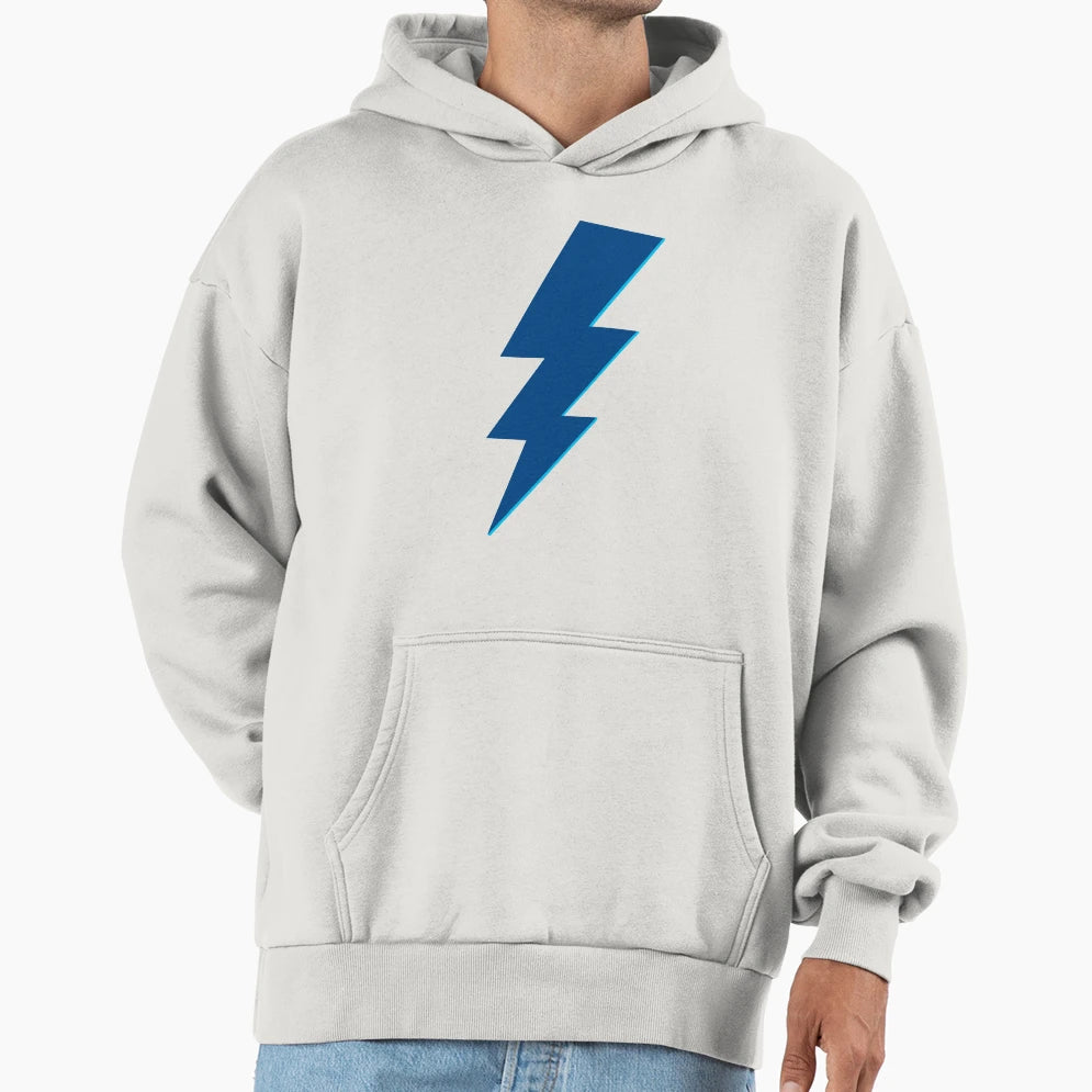 Blue Lightning Bolt Hoodie - Streetwear Style for Adults - T-Shirt, Sweatshirt, Hoodie