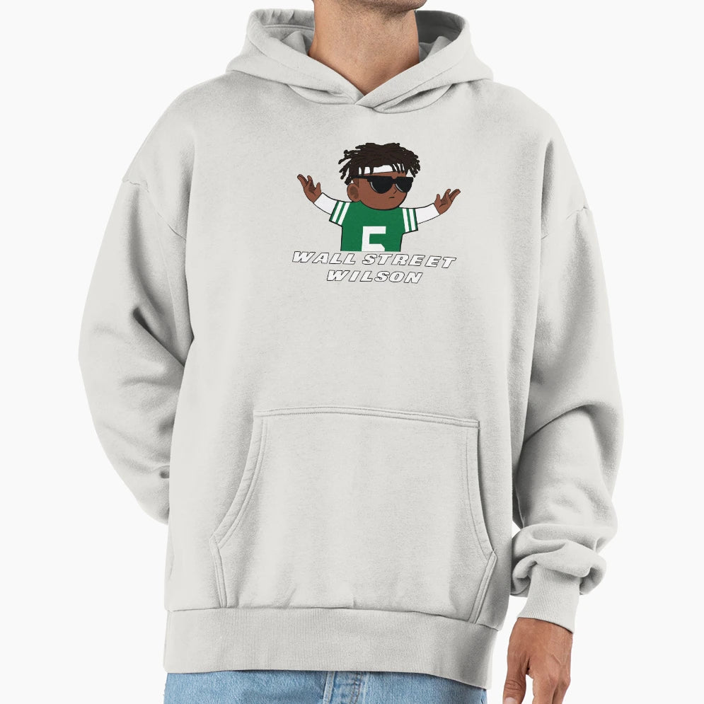Jets Garrett Wilson Wall Street Wilson Hoodie - Novelty Apparel Men Women - T-Shirt, Sweatshirt, Hoodie
