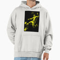 Dynamic Footballer Illustration Football Hoodie - Trendy Graphic Unisex - T-Shirt, Sweatshirt, Hoodie