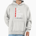 Eat Sleep Baseball Repeat Hoodie - Custom Art Print Unisex - T-Shirt, Sweatshirt, Hoodie