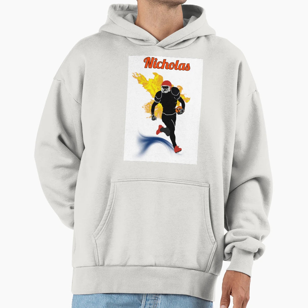 Nicholas American Football Champion Hoodie - Streetwear Style Men Women - T-Shirt, Sweatshirt, Hoodie