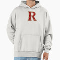 Letter R Red White Gems Hoodie - Minimalist Print Unisex - T-Shirt, Sweatshirt, Hoodie