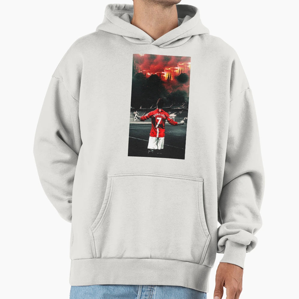 Cristiano Ronaldo Manchester Hoodie - Graphic Print for Adults - T-Shirt, Sweatshirt, Hoodie