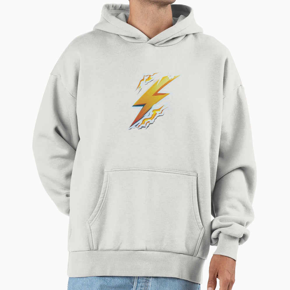 Electric Storm Art Hoodie - Custom Art Print Unisex - T-Shirt, Sweatshirt, Hoodie