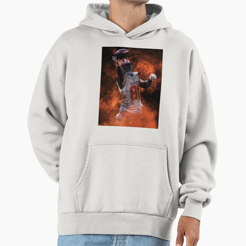Jarvis Landry Cleveland Sports Art Hoodie - Streetwear Style for Adults - T-Shirt, Sweatshirt, Hoodie