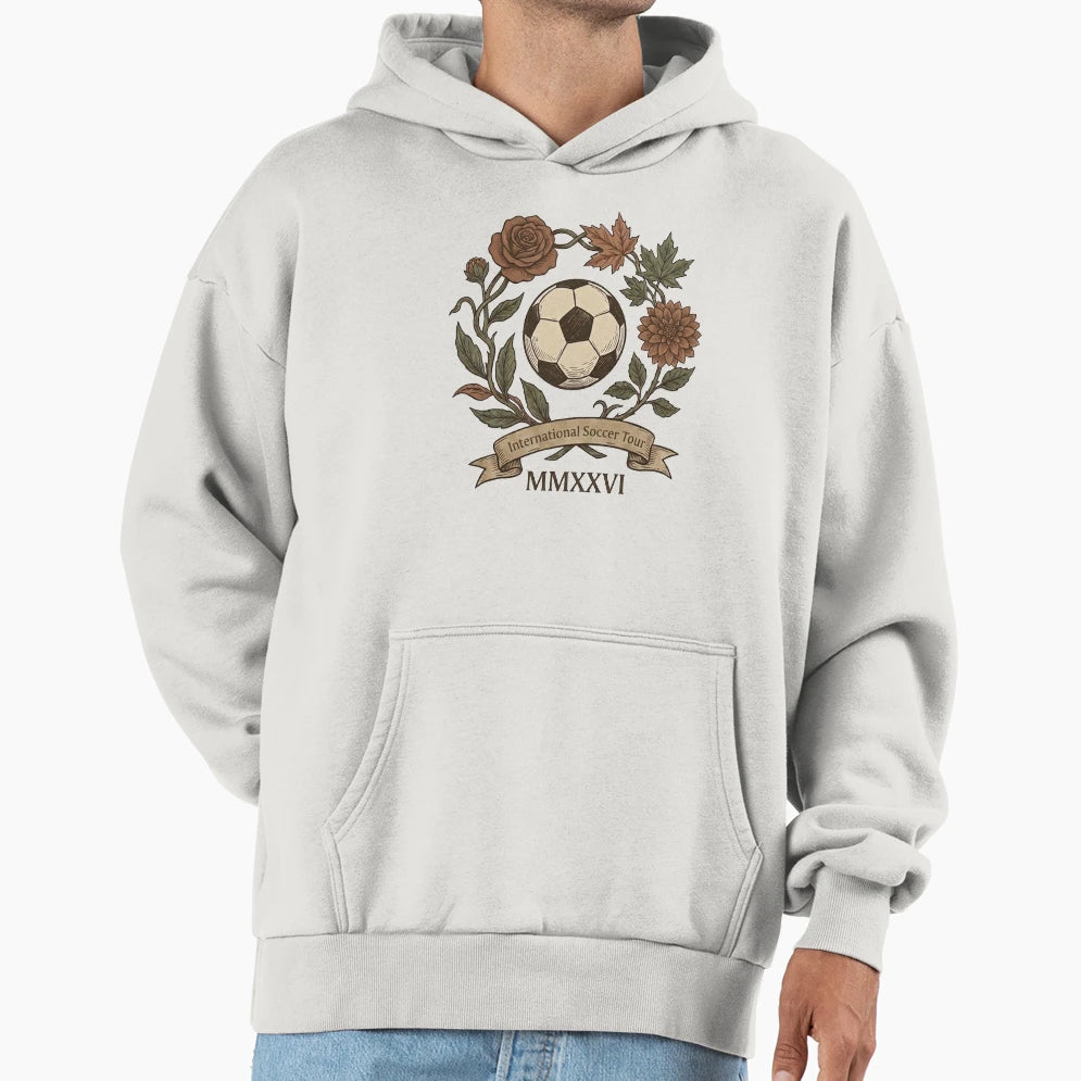2026 International Soccer Tour Hoodie - Fun Novelty Design Men Women - T-Shirt, Sweatshirt, Hoodie