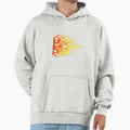 Red Hot Rod Flames Hoodie - Aesthetic Graphic Men Women - T-Shirt, Sweatshirt, Hoodie