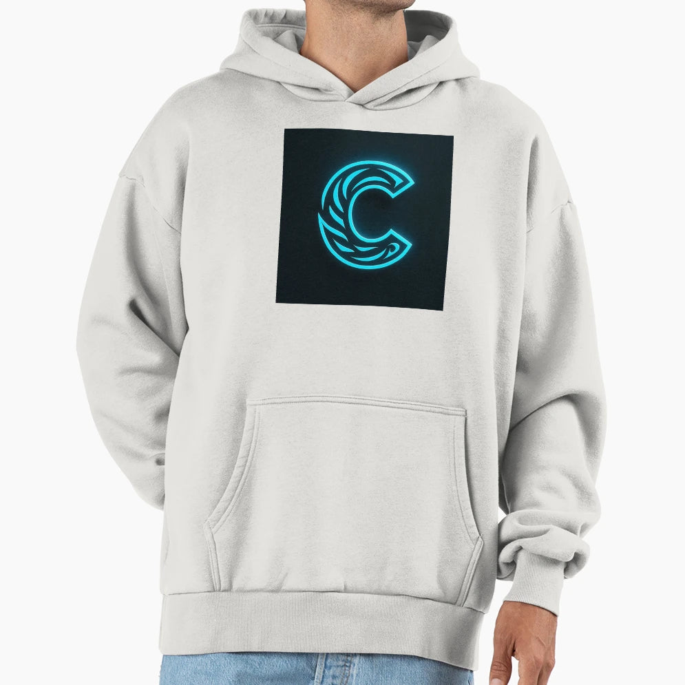 C Logo Hoodie - Aesthetic Graphic for Adults - T-Shirt, Sweatshirt, Hoodie