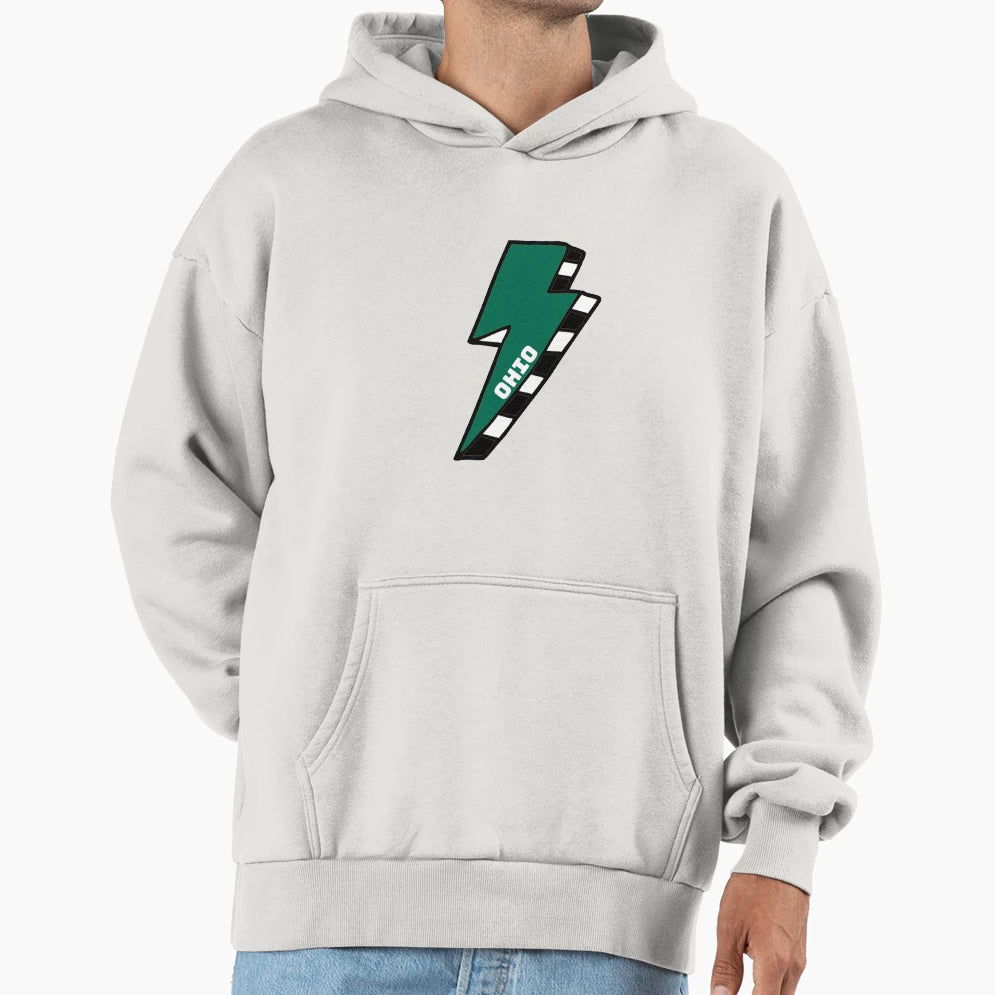 Ohio University Lightning Bolt Hoodie - Unique Graphic Unisex - T-Shirt, Sweatshirt, Hoodie