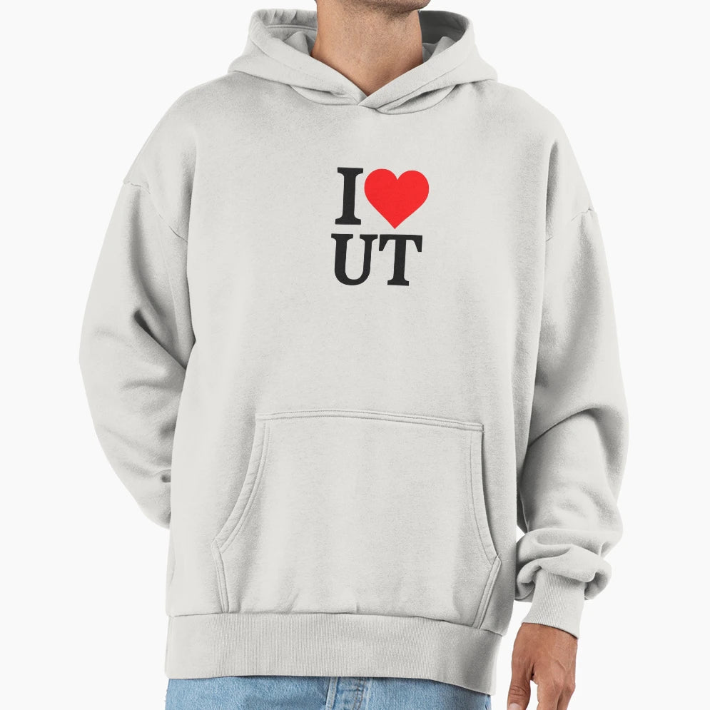 I Love Utah Hoodie - Novelty Apparel for Adults - T-Shirt, Sweatshirt, Hoodie