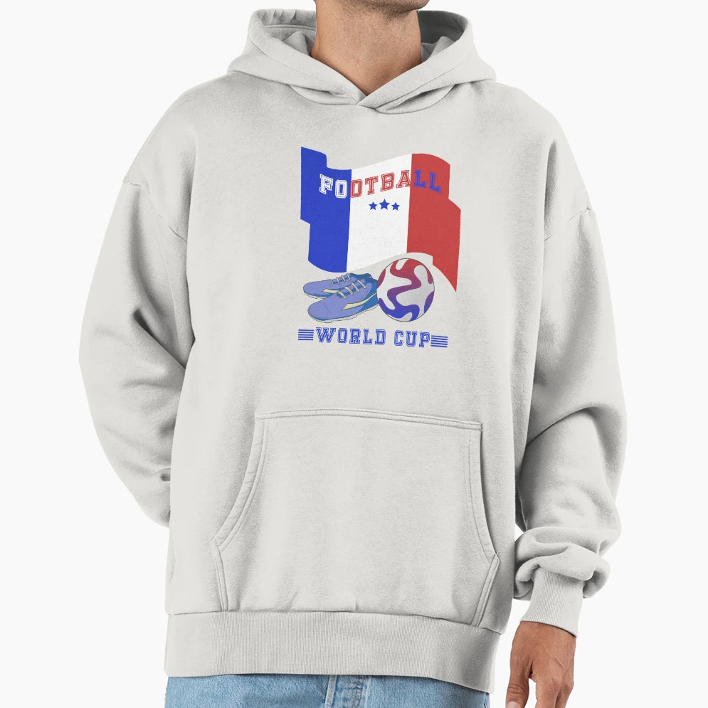 Football Football France World Cup Hoodie - Custom Art Print Men Women - T-Shirt, Sweatshirt, Hoodie