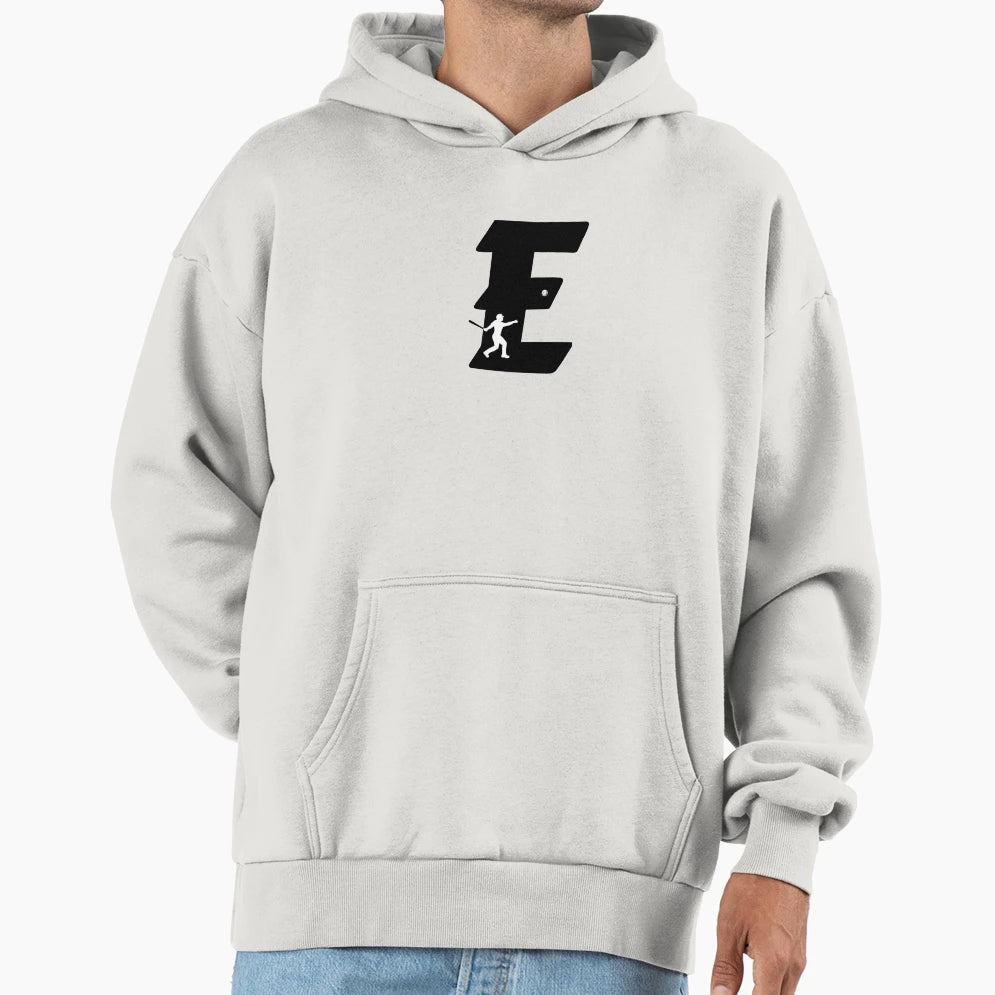 Personalized Baseball Initial E Hoodie - Graphic Print Unisex - T-Shirt, Sweatshirt, Hoodie