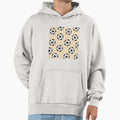 Soccer Football Pattern Mask Hoodie - Minimalist Print Men Women - T-Shirt, Sweatshirt, Hoodie