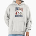 Warriors Football Hoodie - Fun Novelty Design for Adults - T-Shirt, Sweatshirt, Hoodie