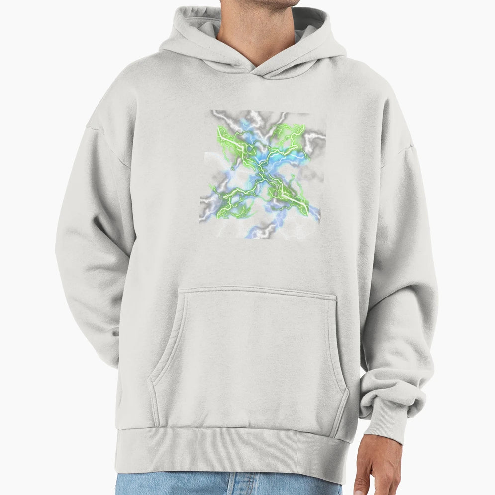 Lightning And Thunder Hoodie - Graphic Print for Adults - T-Shirt, Sweatshirt, Hoodie