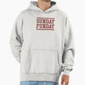 Sunday Funday Falcons Hoodie - Novelty Apparel for Adults - T-Shirt, Sweatshirt, Hoodie