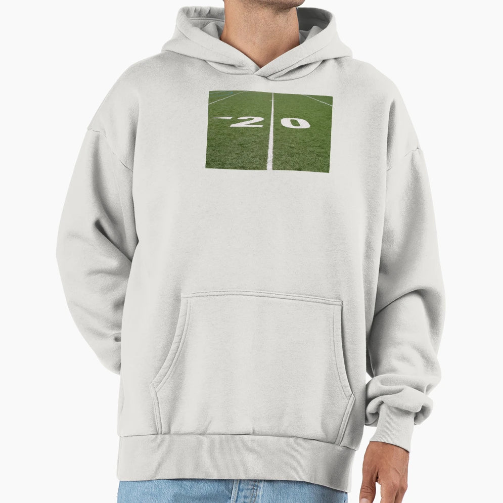 Football Field Twenty Hoodie - Aesthetic Graphic Unisex - T-Shirt, Sweatshirt, Hoodie