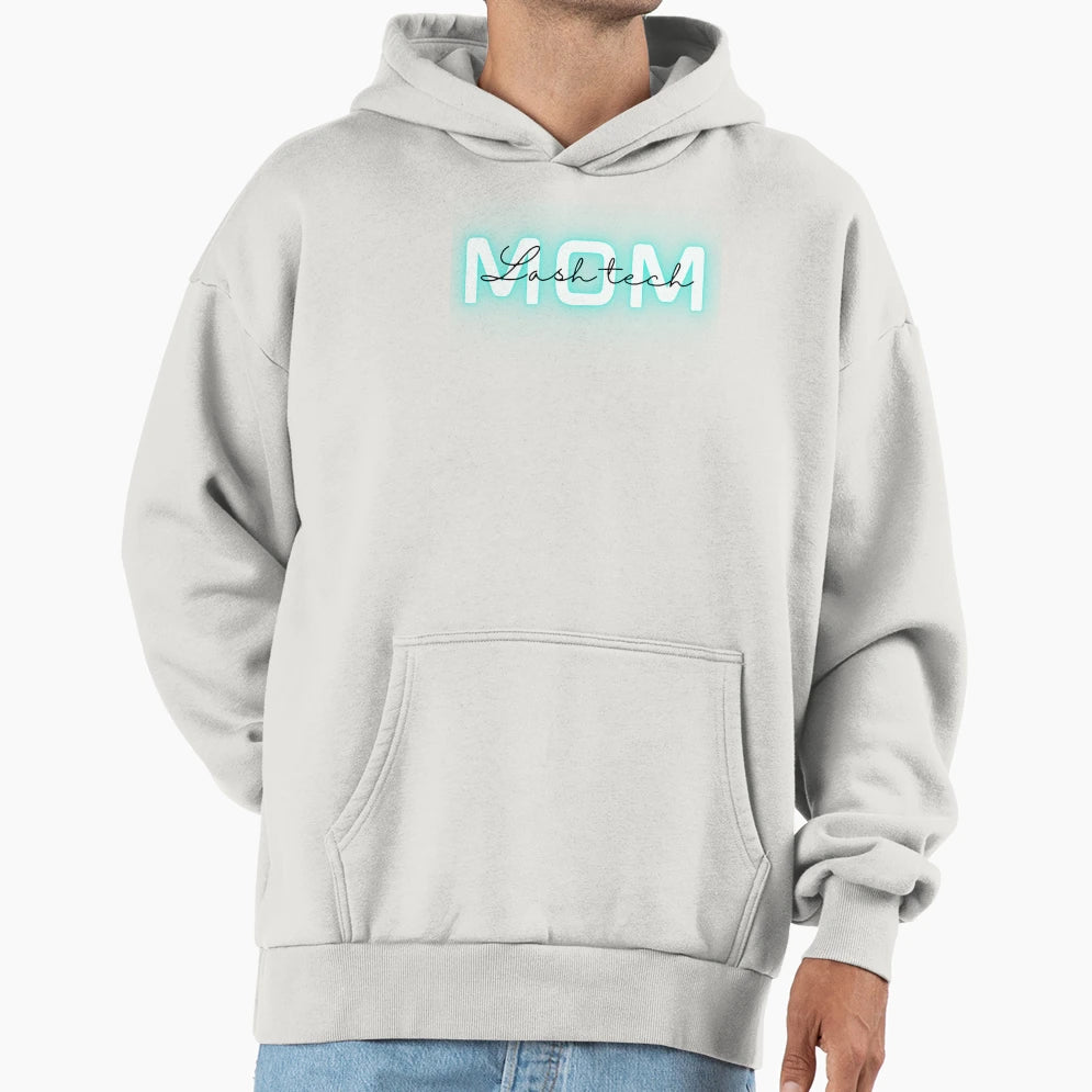 Mom Lash Tech Hoodie - Fun Novelty Design Unisex - T-Shirt, Sweatshirt, Hoodie