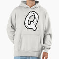 Q Brush Capital Letter Initial Modern T-Shirt - Graphic Print Men Women - T-Shirt, Sweatshirt, Hoodie