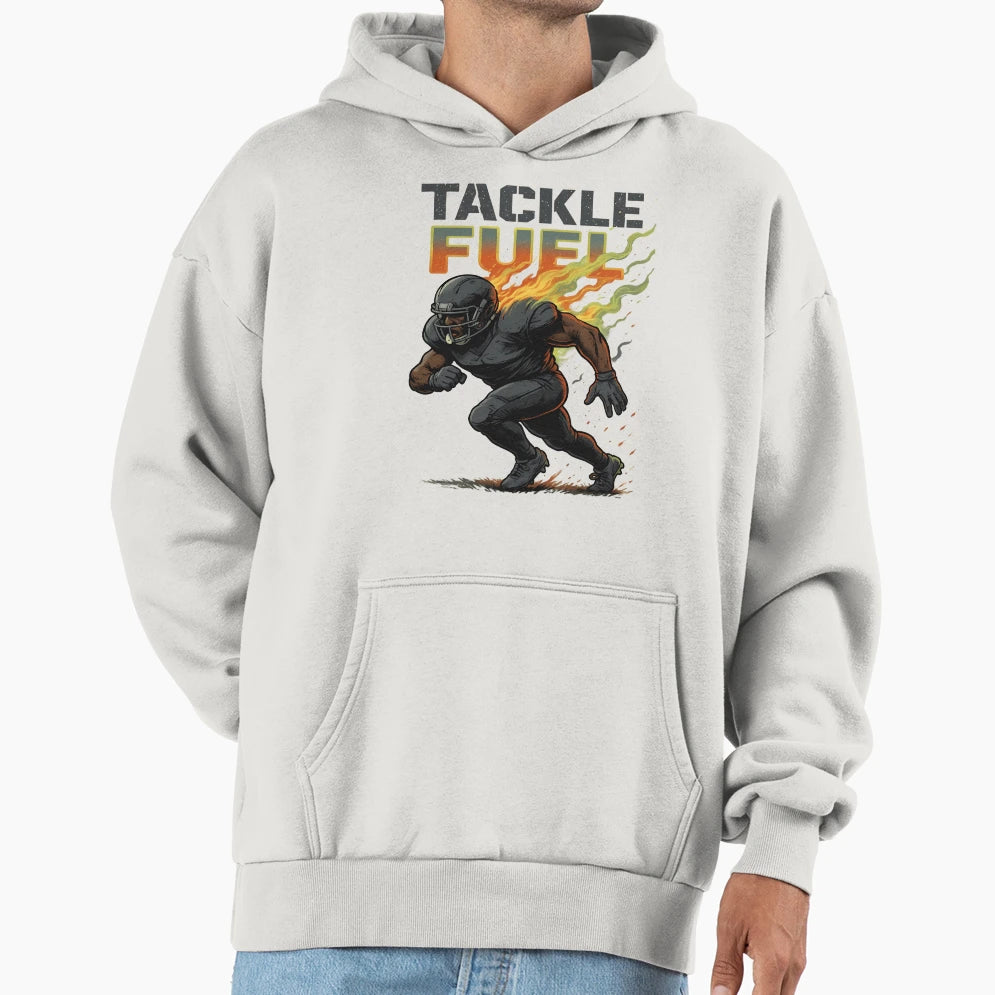 Burn Through Line Tackle Fuel Hoodie - Minimalist Print Men Women - T-Shirt, Sweatshirt, Hoodie