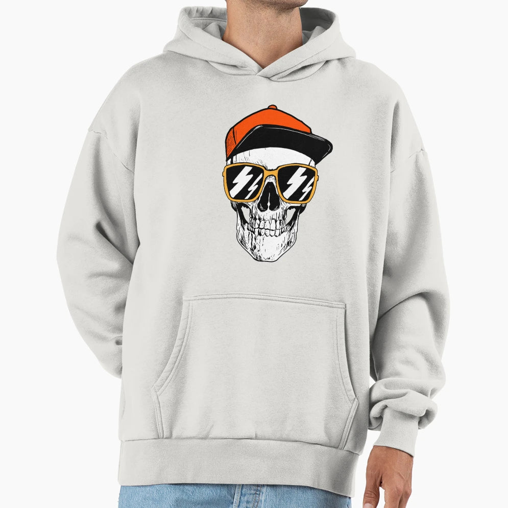 Skull Cappy Hoodie - Fun Novelty Design Unisex - T-Shirt, Sweatshirt, Hoodie