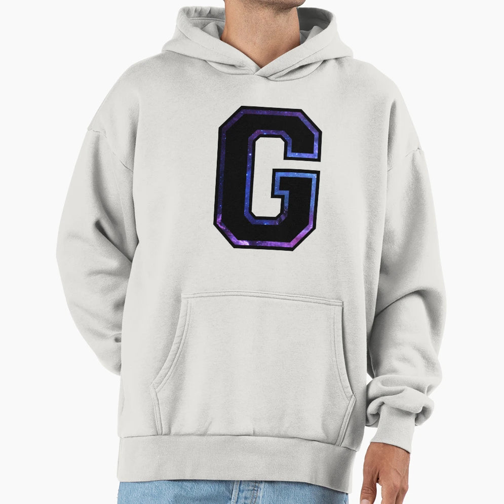 G Varsity Letter Hoodie - Minimalist Print Unisex - T-Shirt, Sweatshirt, Hoodie