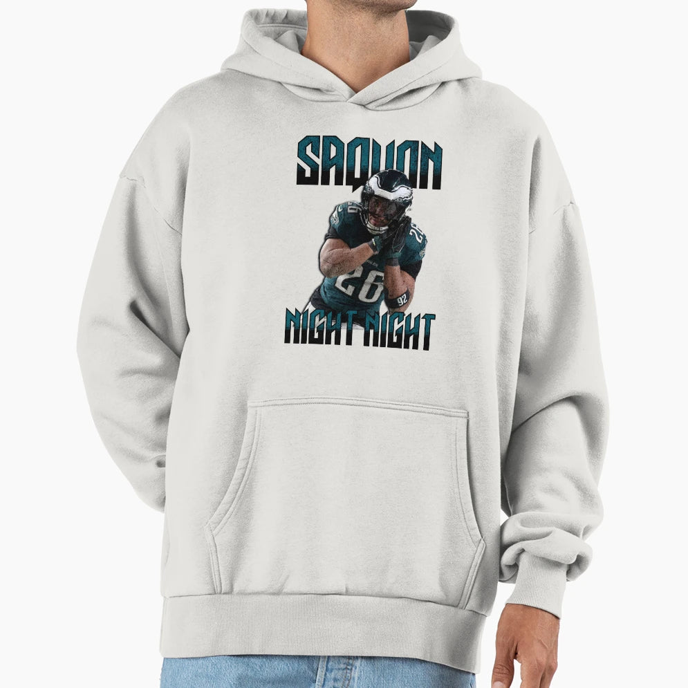 Saquon Night Night Hoodie - Casual Everyday Wear Men Women - T-Shirt, Sweatshirt, Hoodie