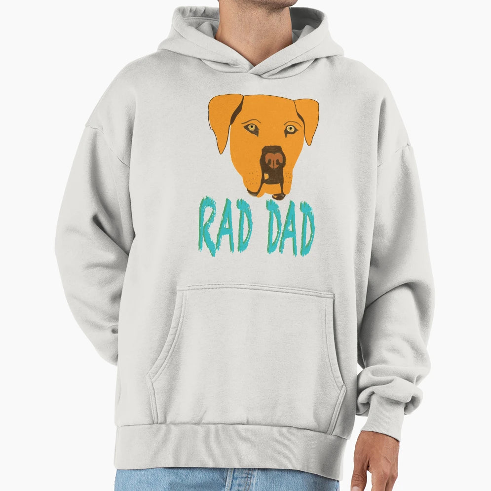 Rad Dad Hoodie - Graphic Print for Adults - T-Shirt, Sweatshirt, Hoodie