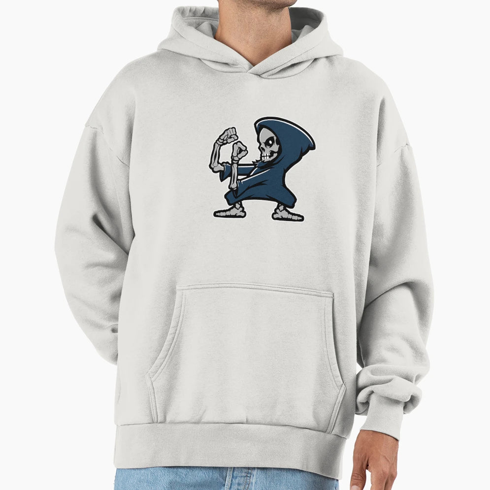 Grim Reaper Figthing Hoodie - Fun Novelty Design Men Women - T-Shirt, Sweatshirt, Hoodie
